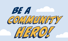 Be a Hero graphic