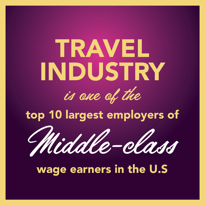 Travel industry is top 10 largest employers
