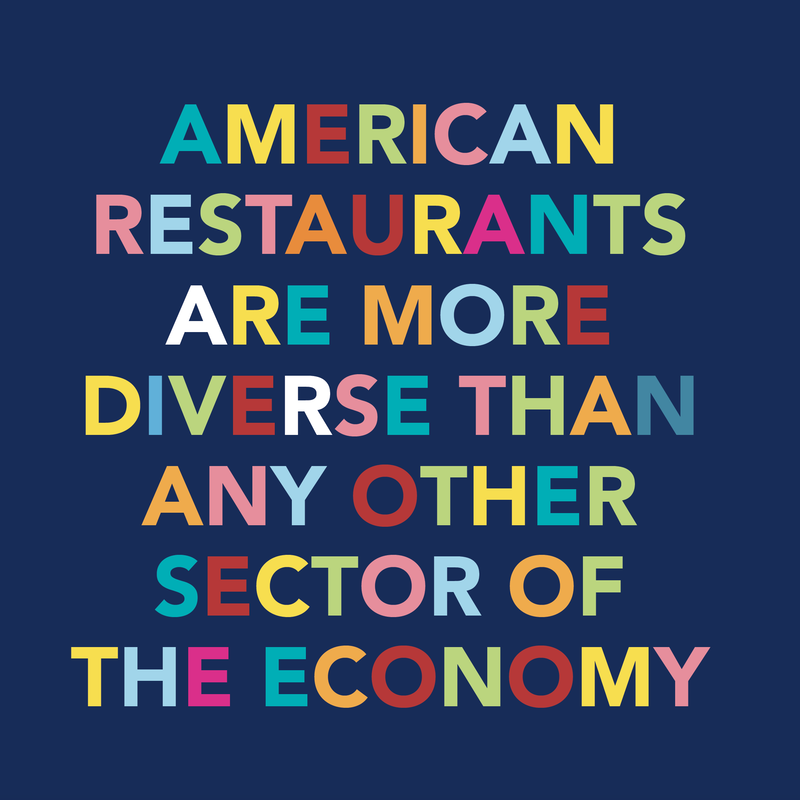 Restaurants are more diverse