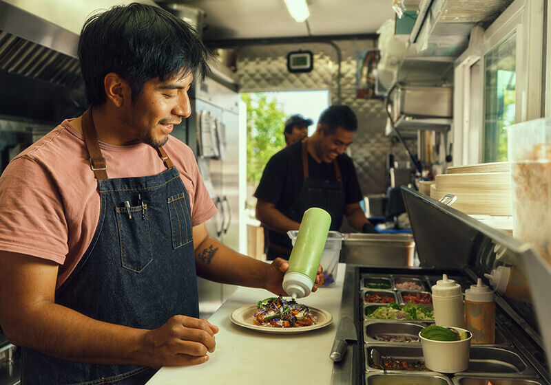 food cart workers