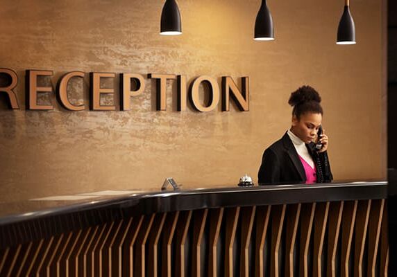 reception desk