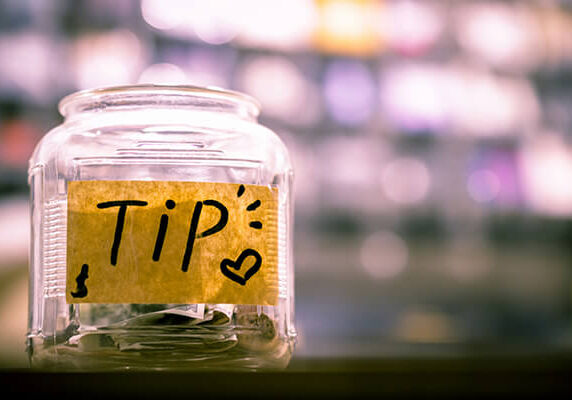 Tip jar